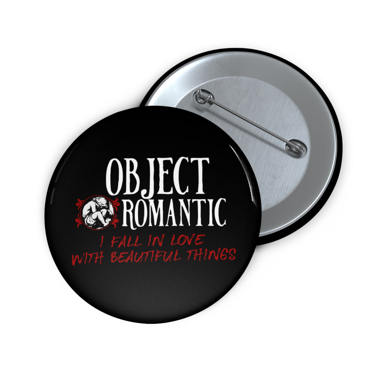 Object Romantic Custom Pin Buttons
