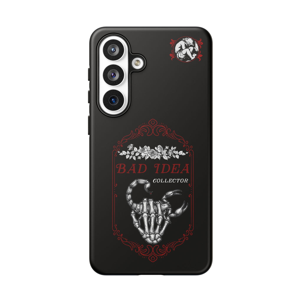 Phone Case — "Bad Idea Collector" Skeleton Heart Protective Case