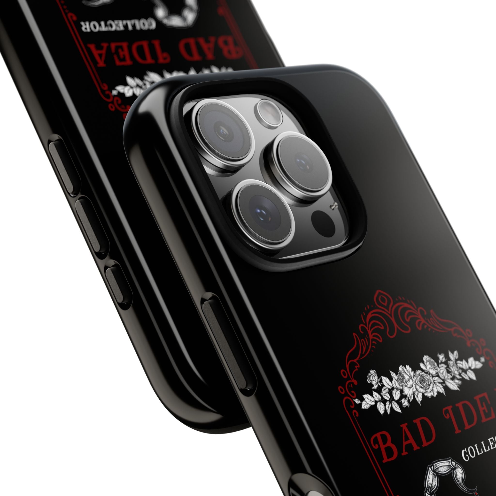 Phone Case — "Bad Idea Collector" Skeleton Heart Protective Case