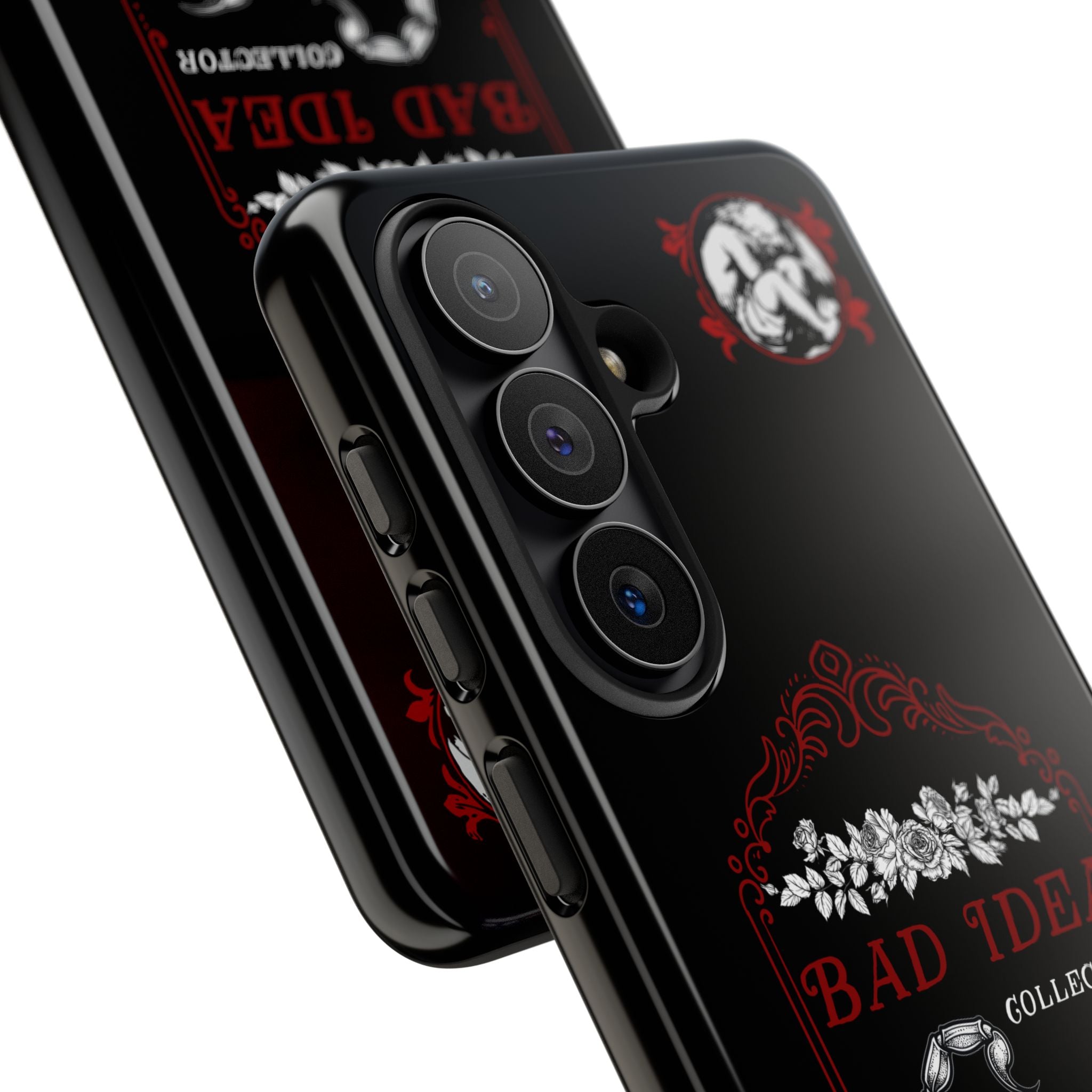 Phone Case — "Bad Idea Collector" Skeleton Heart Protective Case