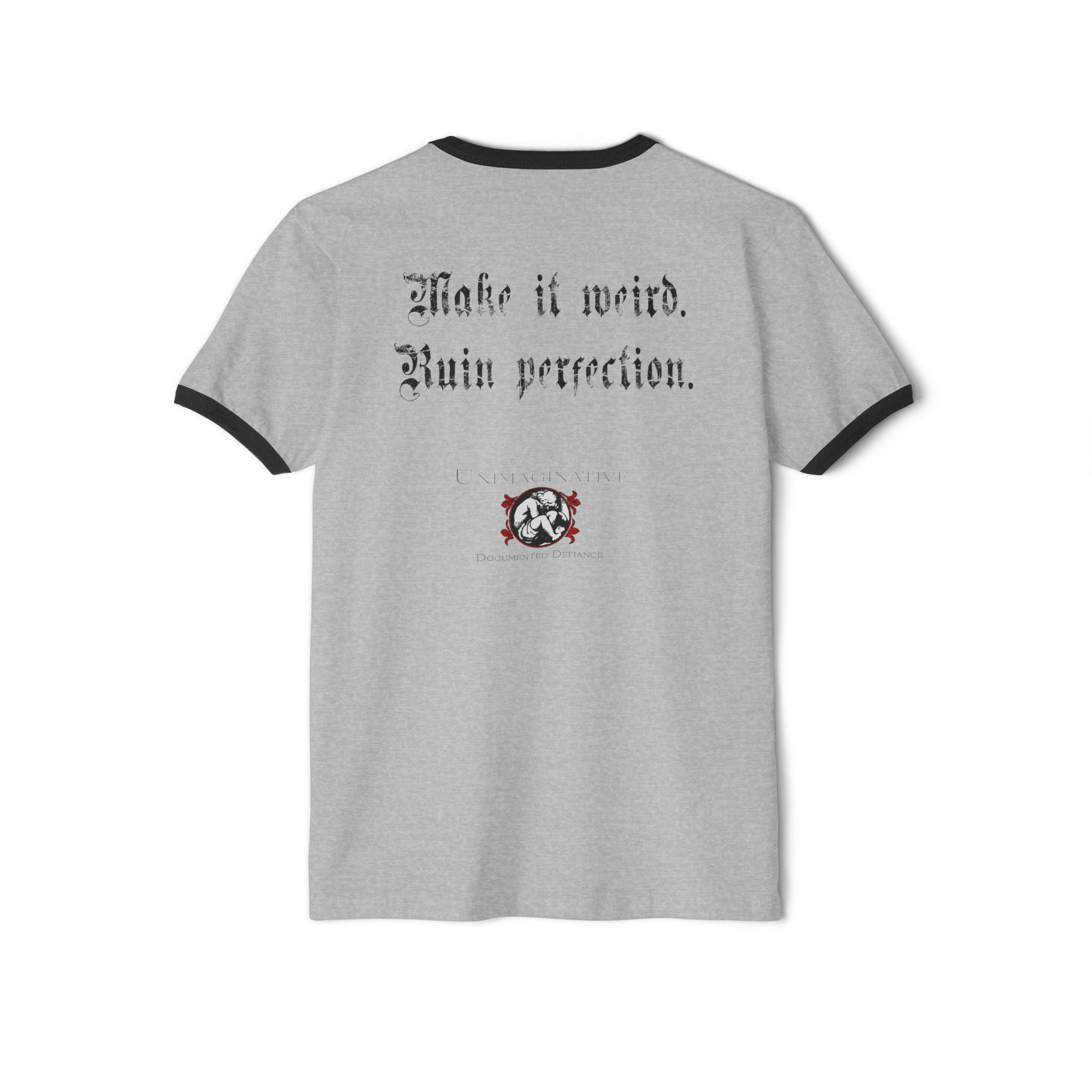 "Art Slut" Ringer T-Shirt — Vintage Graphic Tee for Artists