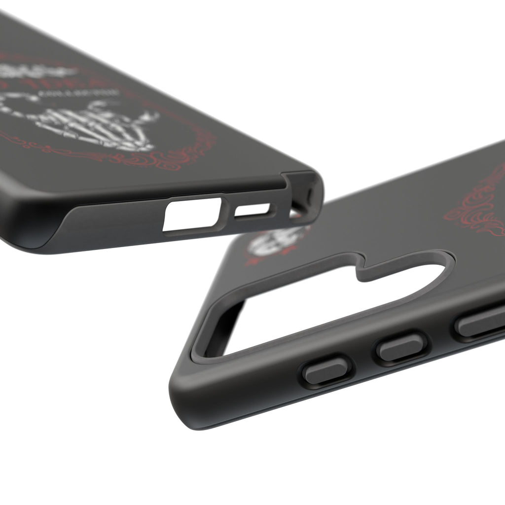 Phone Case — "Bad Idea Collector" Skeleton Heart Protective Case