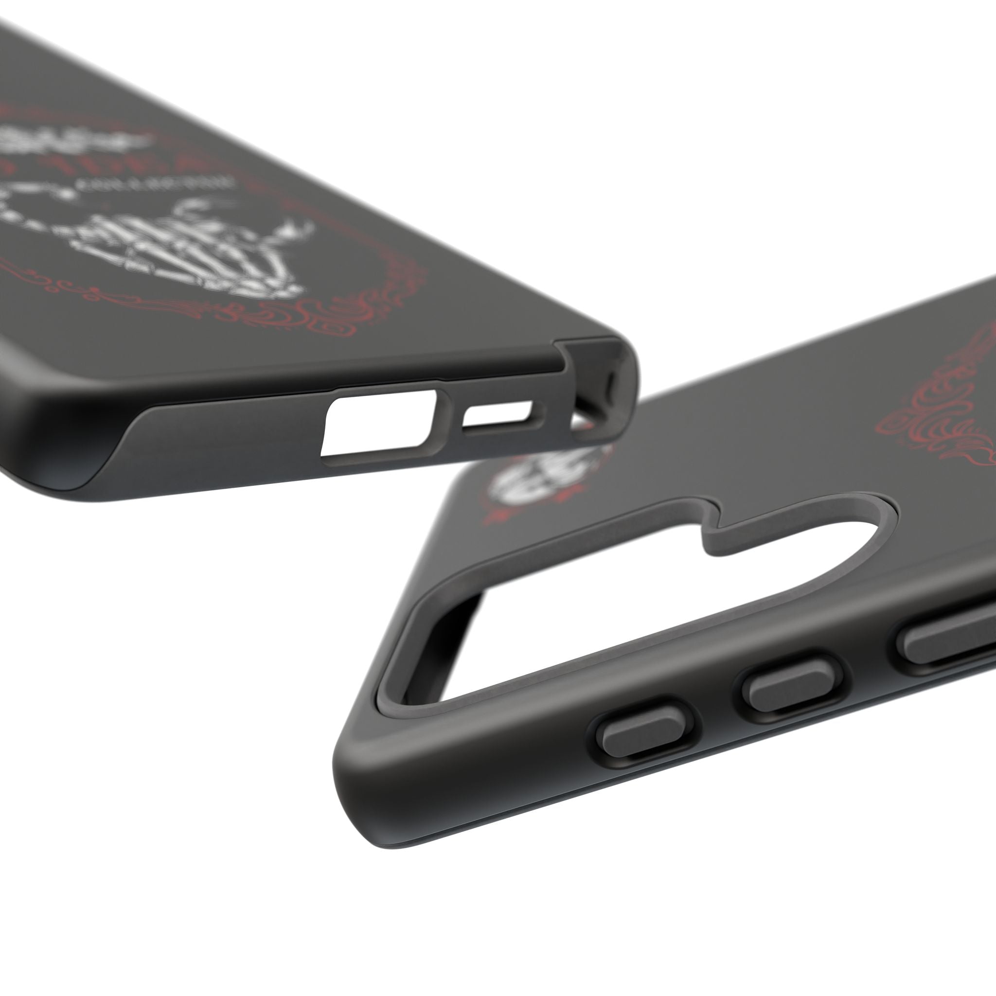 Phone Case — "Bad Idea Collector" Skeleton Heart Protective Case