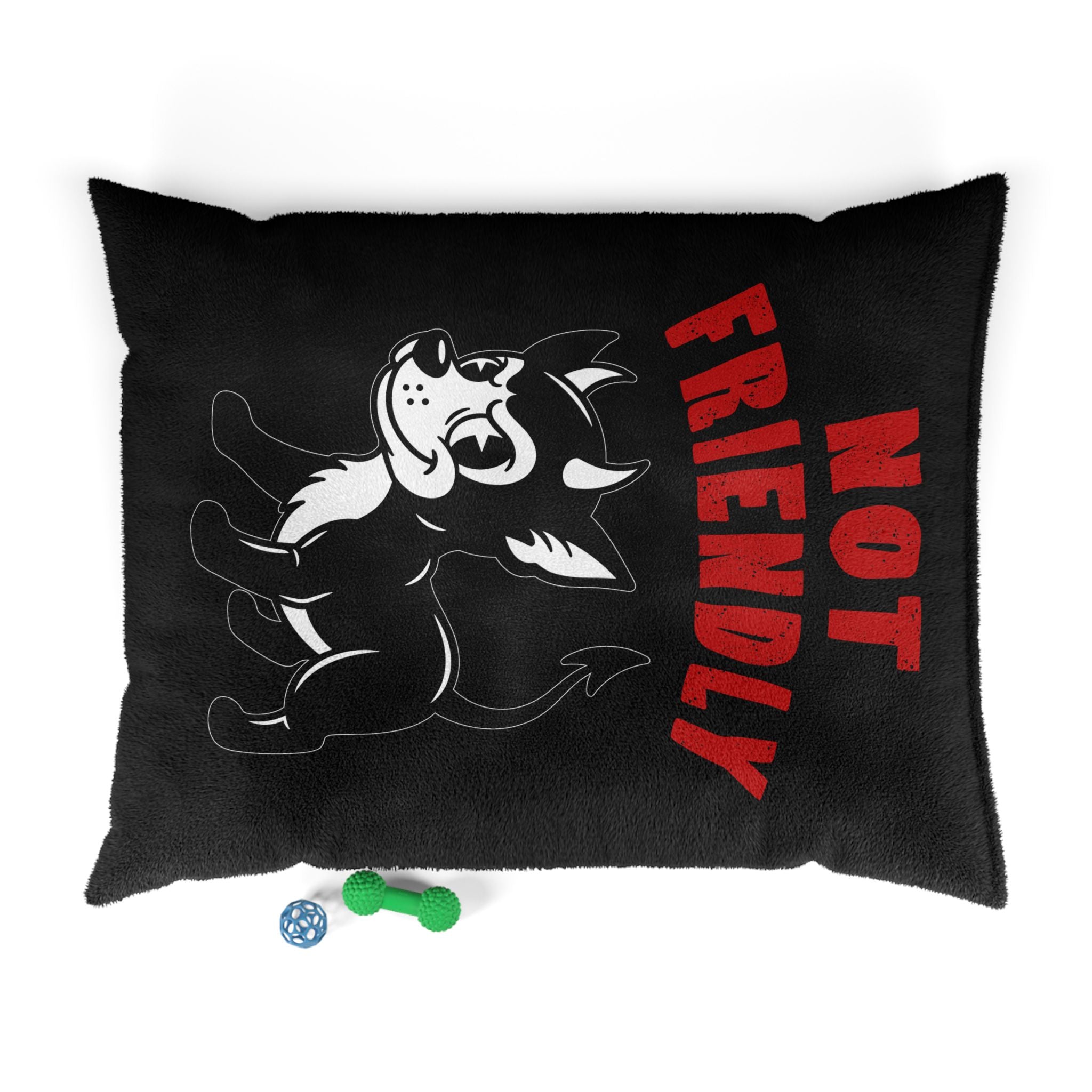 “Not Friendly” Pet Bed