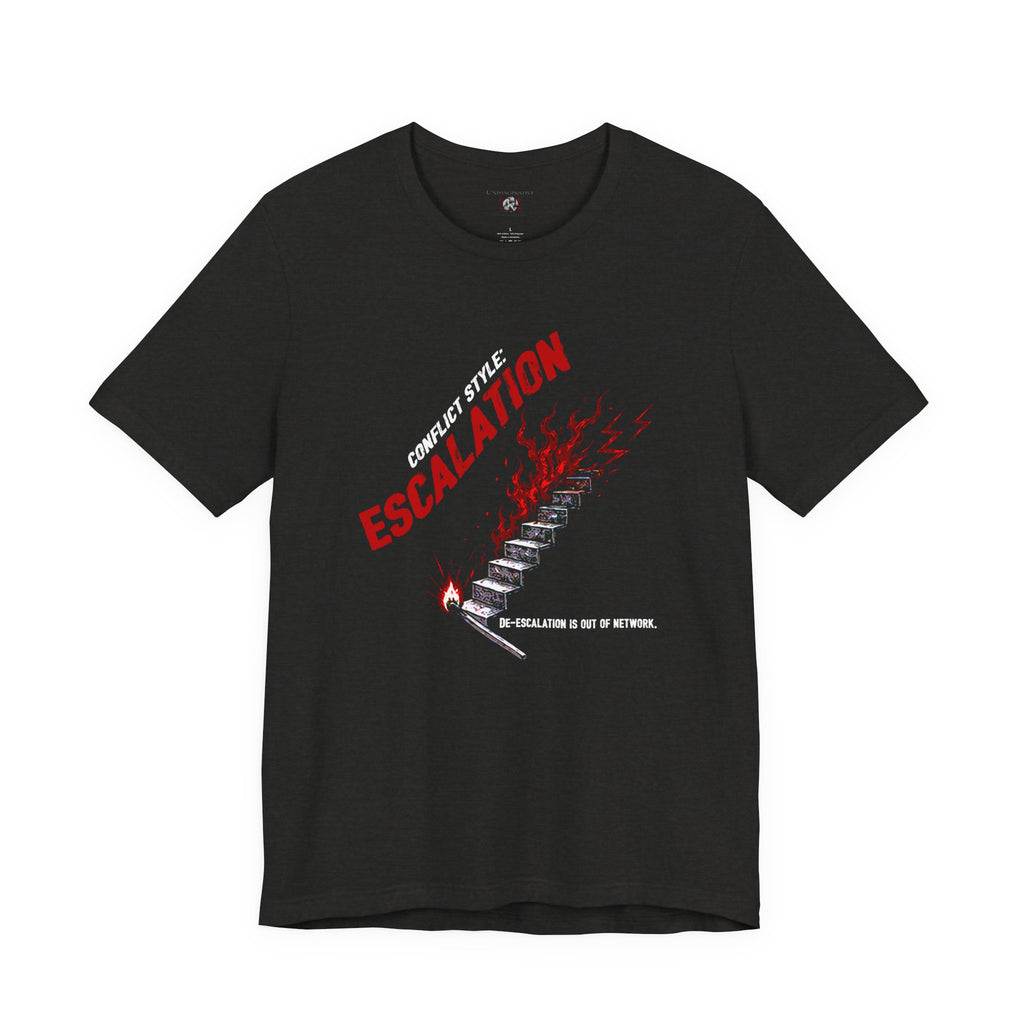 “Escalation” Unisex Jersey Short Sleeve Tee