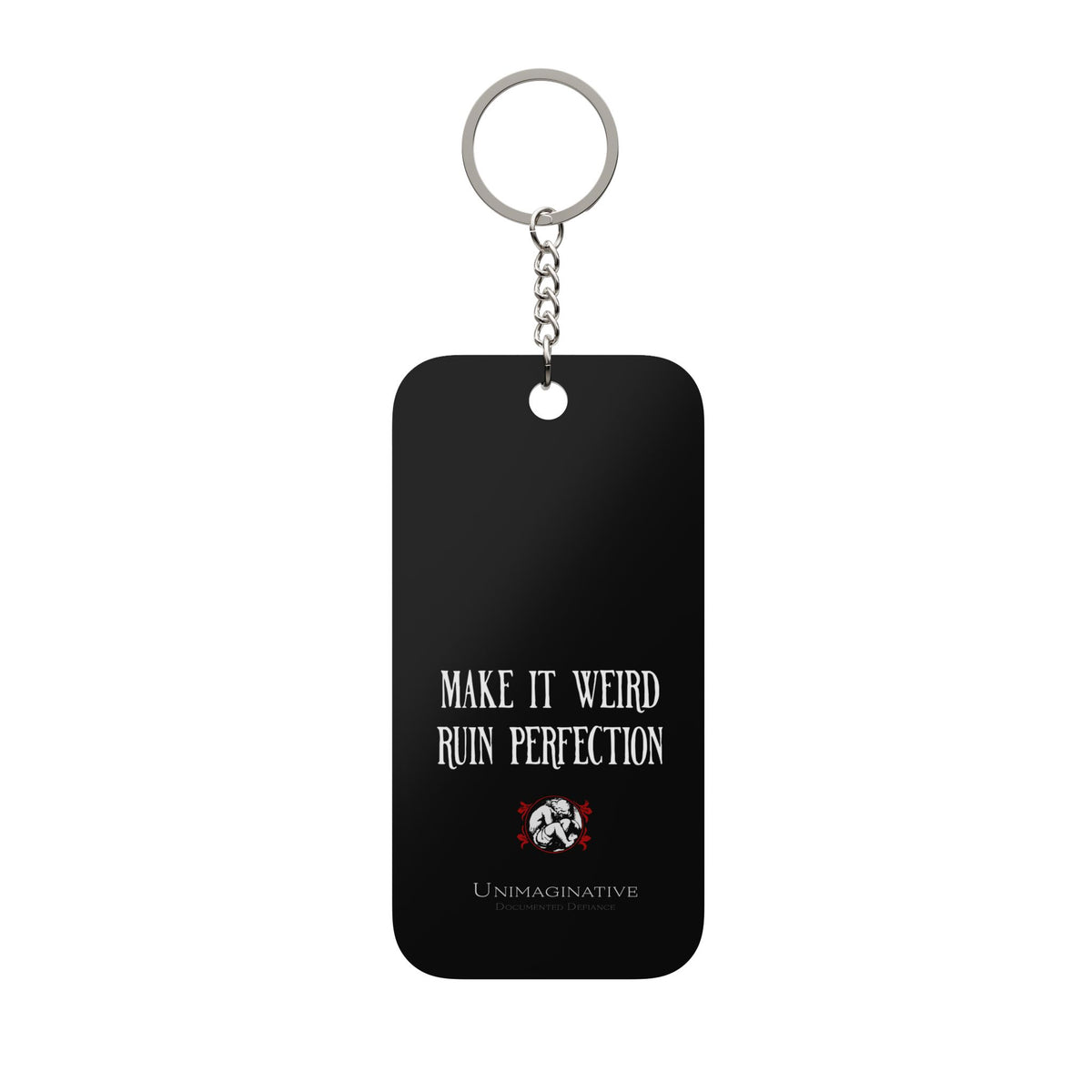 Bad Idea Collector acrylic keychain charm from Unimaginative