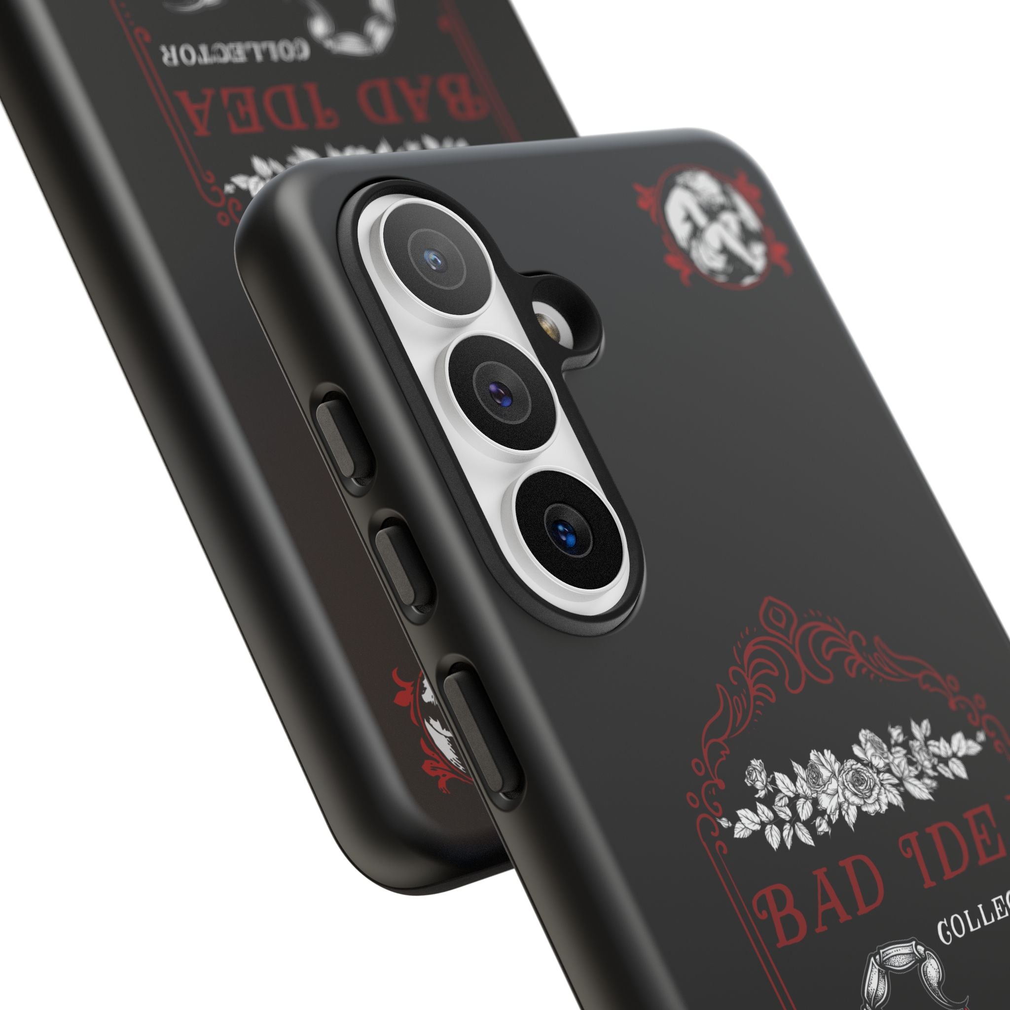 Phone Case — "Bad Idea Collector" Skeleton Heart Protective Case