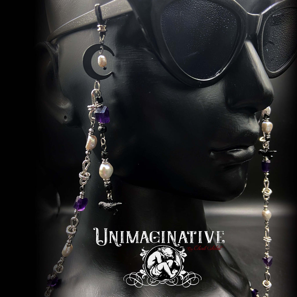 Raven’s Night eyeglass chain