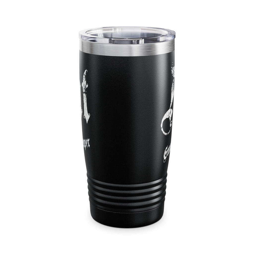 Ringneck 20oz Stainless Tumbler — "Art Slut" Distressed Script