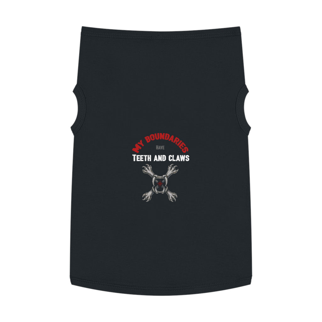 “Boundaries” Pet Tank Top