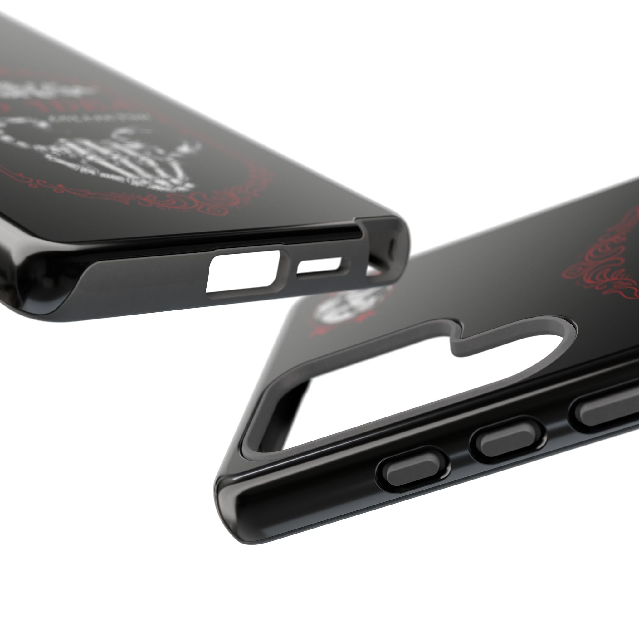 Phone Case — "Bad Idea Collector" Skeleton Heart Protective Case
