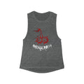 Dangerous spiked-cherry women's muscle flow tank, alternate product view