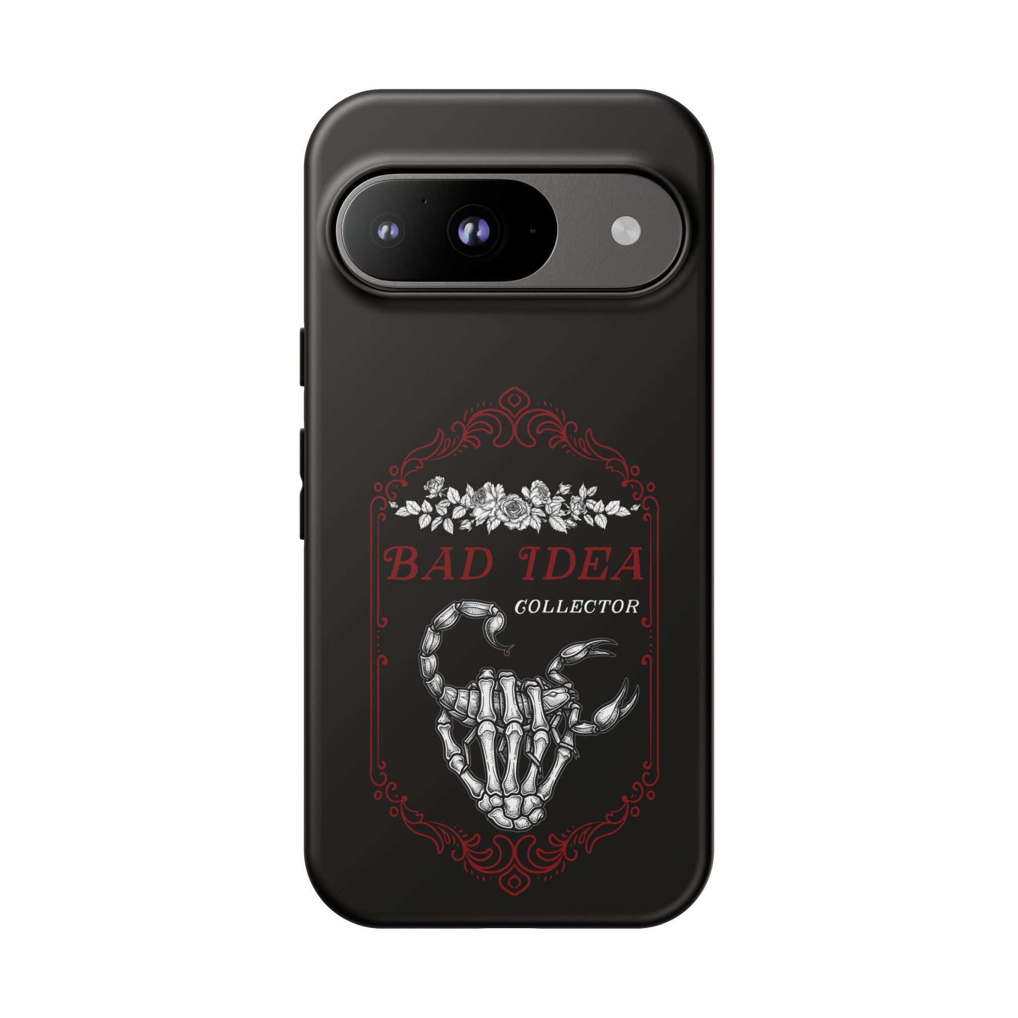 Phone Case — "Bad Idea Collector" Skeleton Heart Protective Case