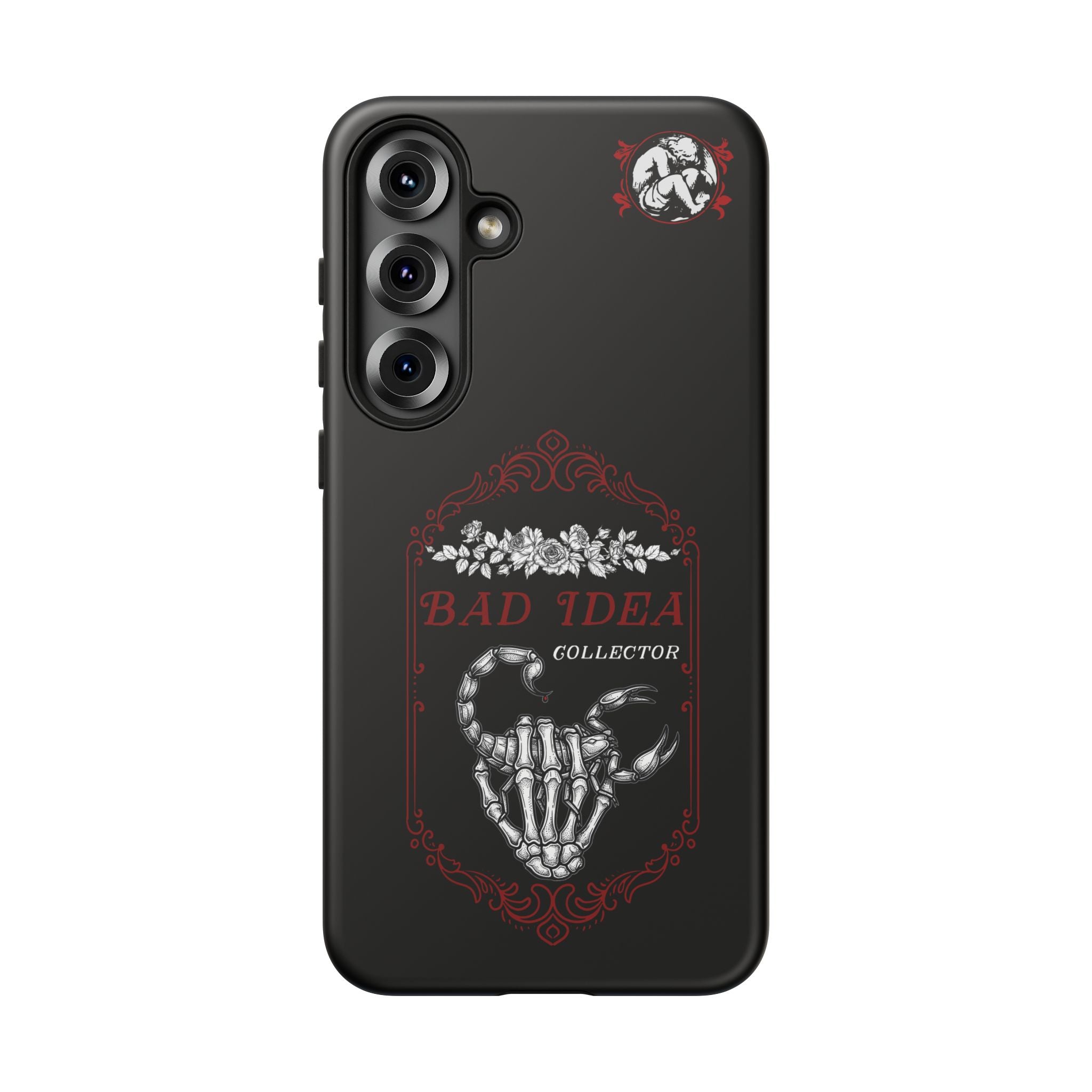 Phone Case — "Bad Idea Collector" Skeleton Heart Protective Case