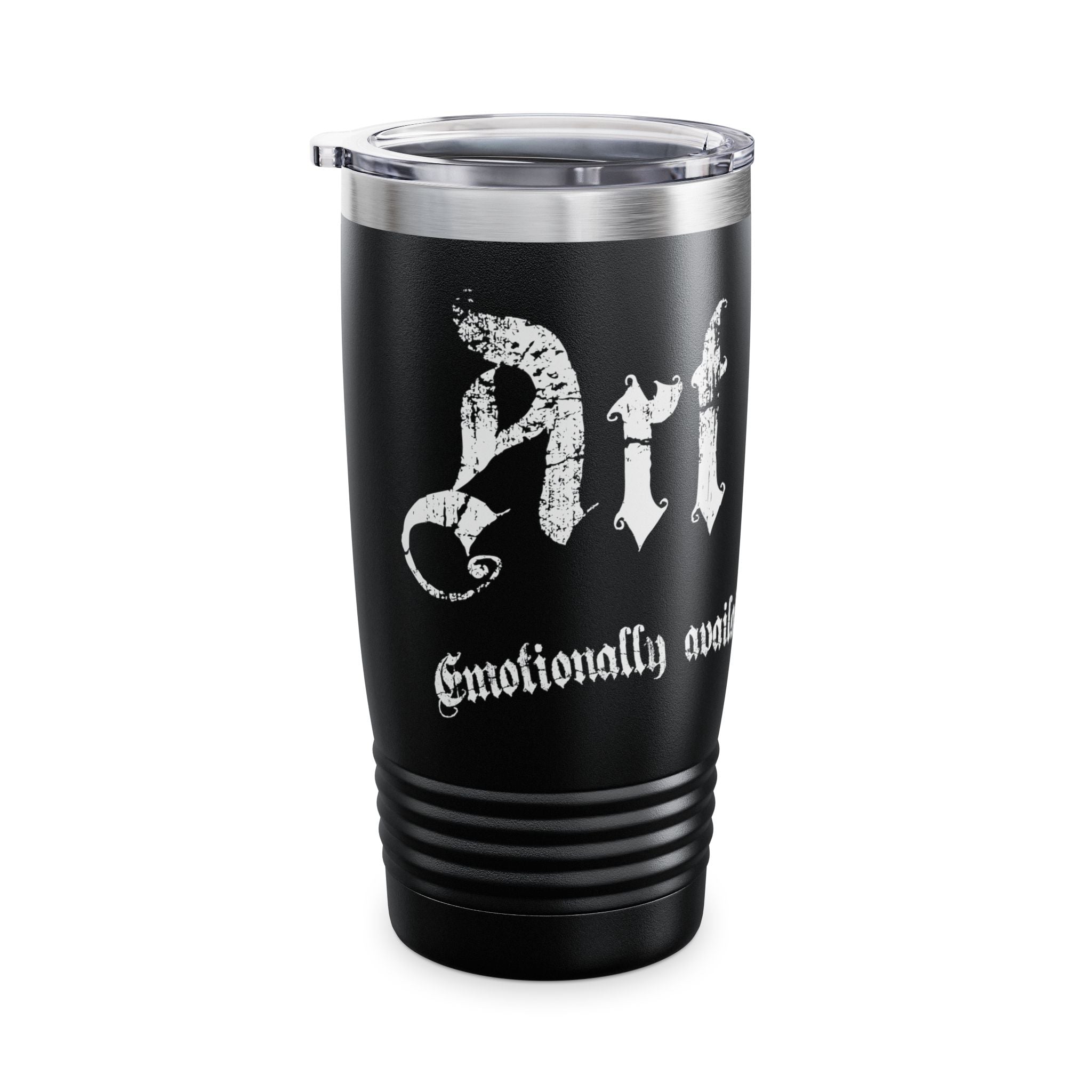 Ringneck 20oz Stainless Tumbler — "Art Slut" Distressed Script