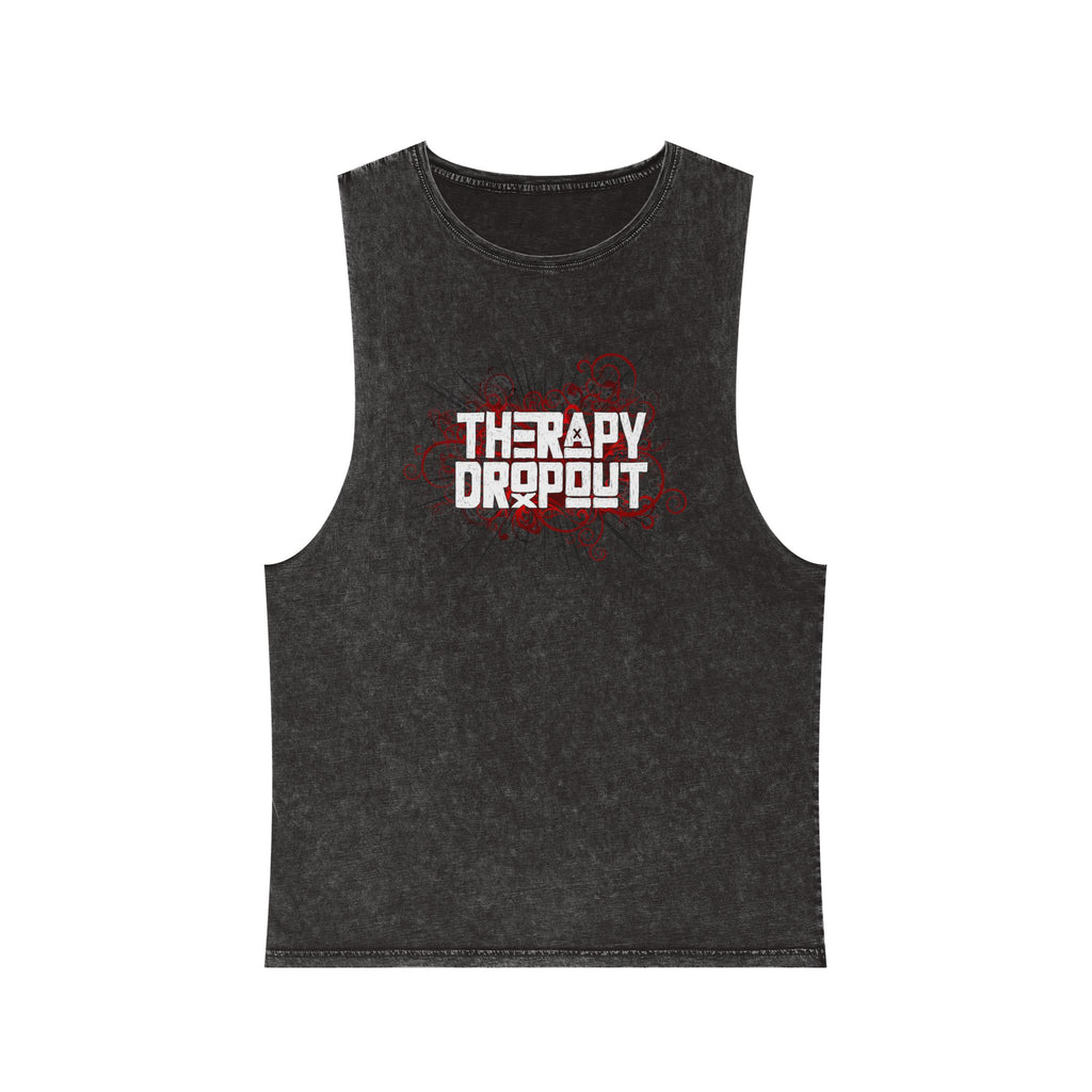 Therapy Dropout Unisex Stonewash Tank Top