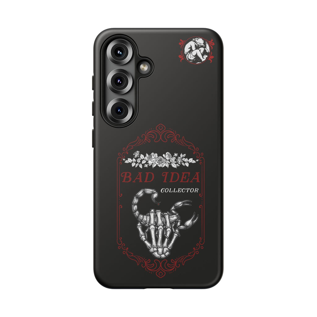 Phone Case — "Bad Idea Collector" Skeleton Heart Protective Case
