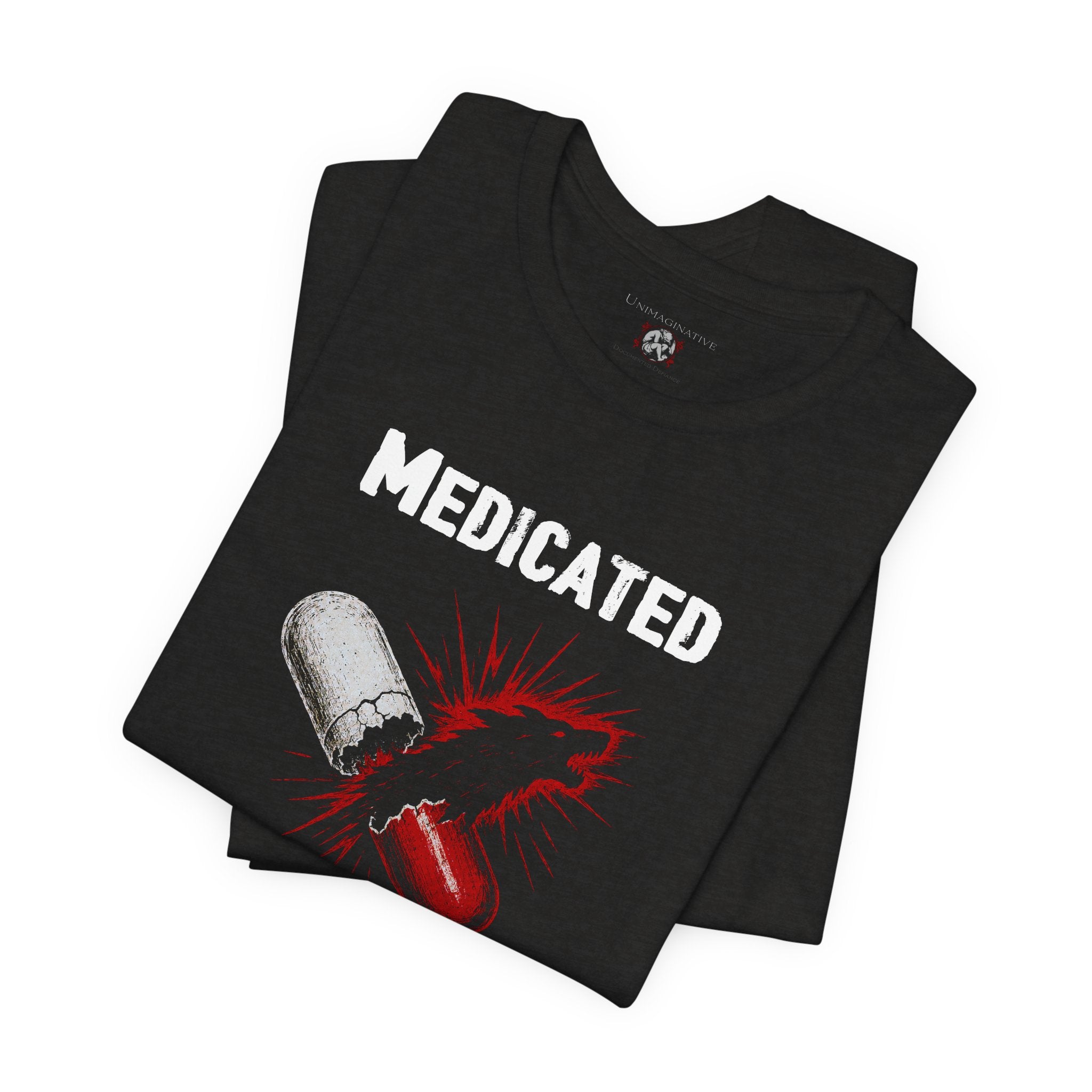 “Medicated” Unisex Jersey Short Sleeve Tee