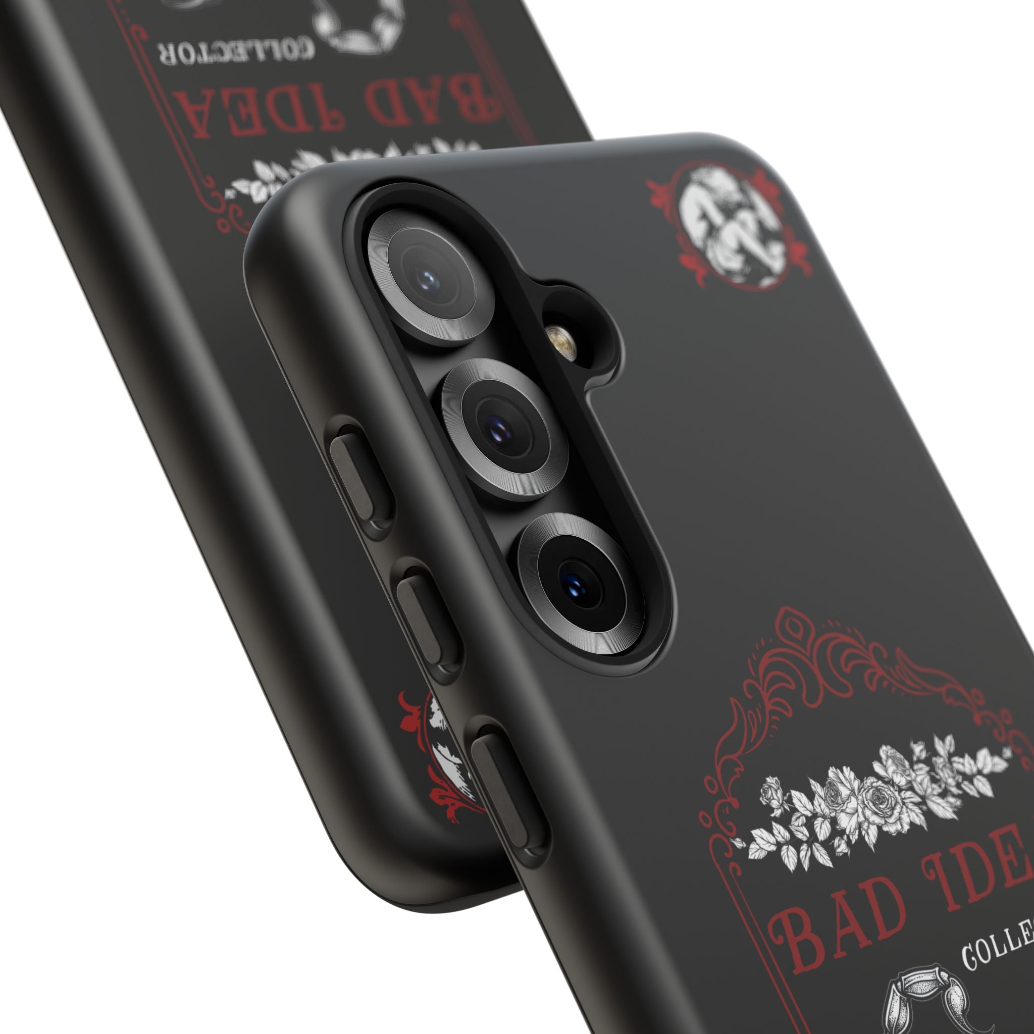 Phone Case — "Bad Idea Collector" Skeleton Heart Protective Case