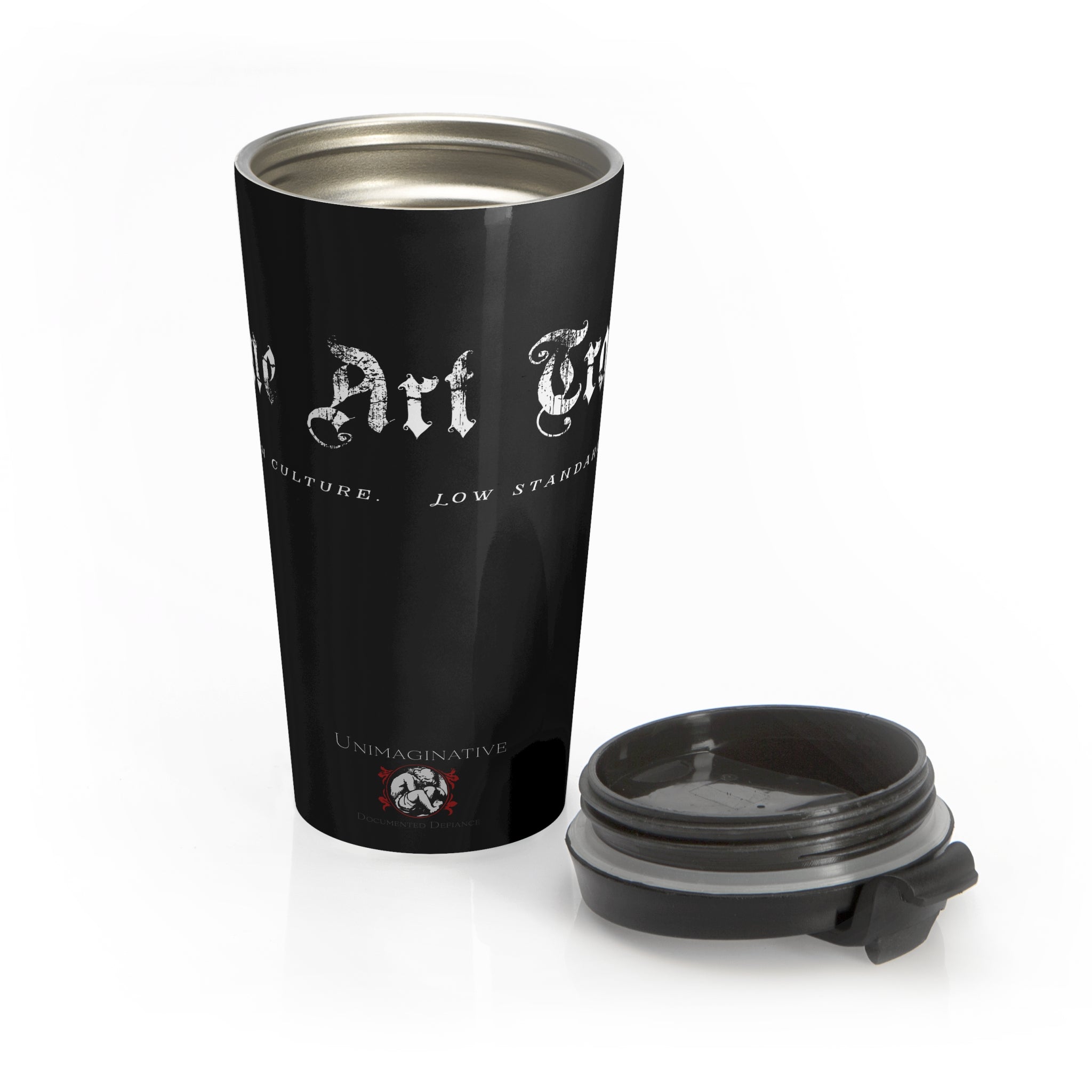 "Fine Art Trash" Stainless Steel Travel Mug