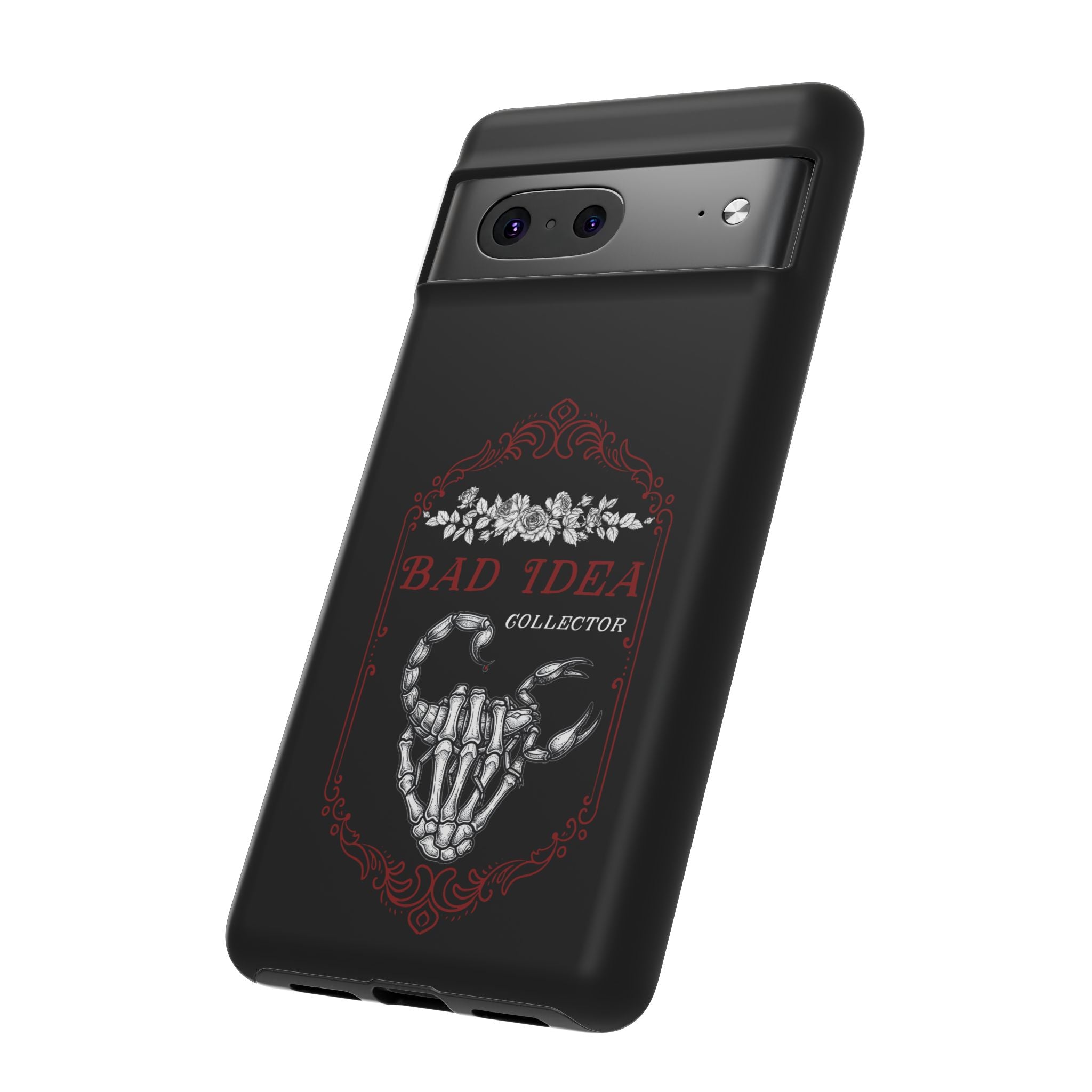 Phone Case — "Bad Idea Collector" Skeleton Heart Protective Case
