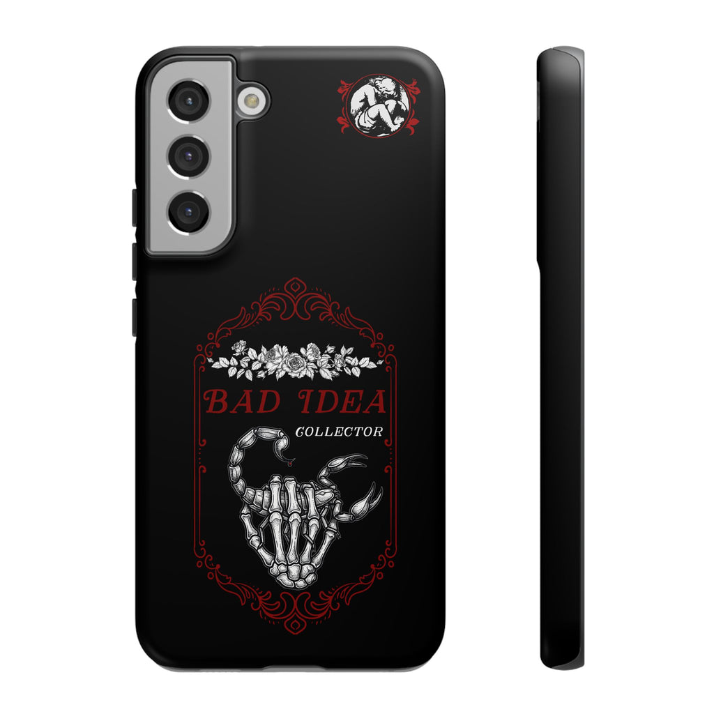 Phone Case — "Bad Idea Collector" Skeleton Heart Protective Case
