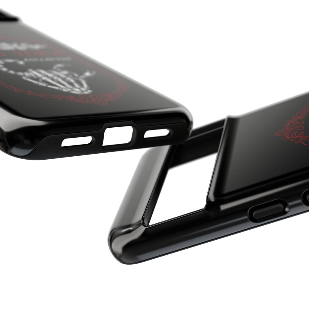 Phone Case — "Bad Idea Collector" Skeleton Heart Protective Case