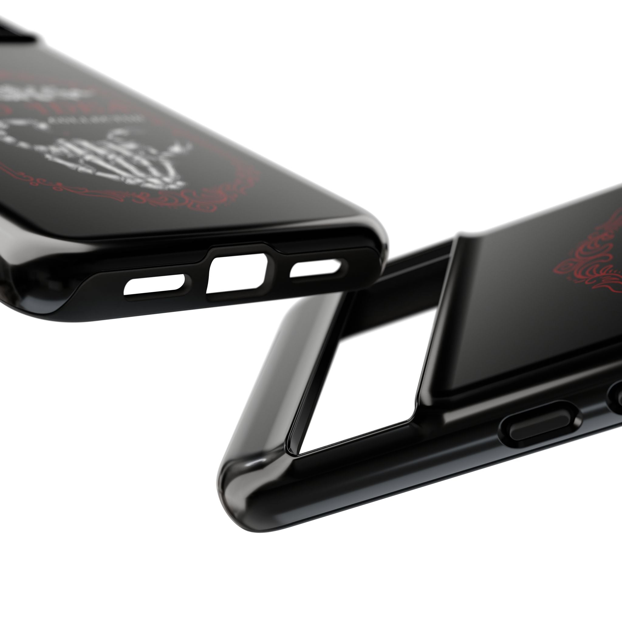 Phone Case — "Bad Idea Collector" Skeleton Heart Protective Case
