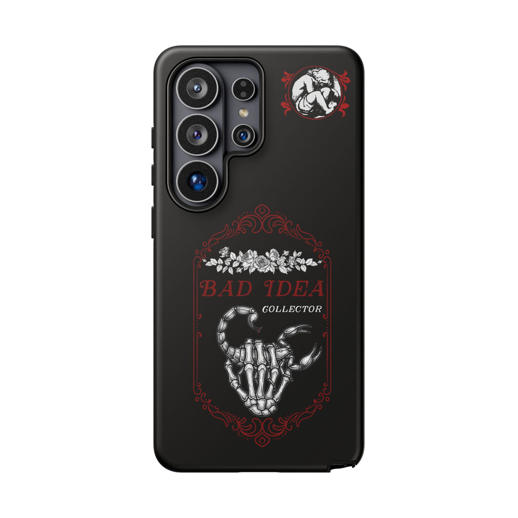 Phone Case — "Bad Idea Collector" Skeleton Heart Protective Case
