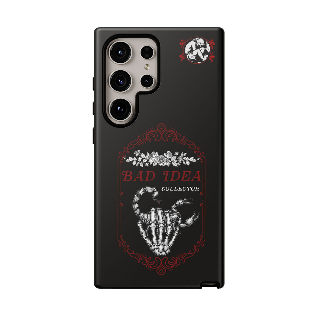 Phone Case — "Bad Idea Collector" Skeleton Heart Protective Case