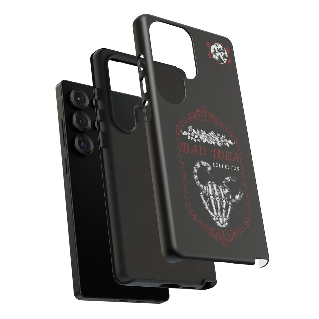 Phone Case — "Bad Idea Collector" Skeleton Heart Protective Case
