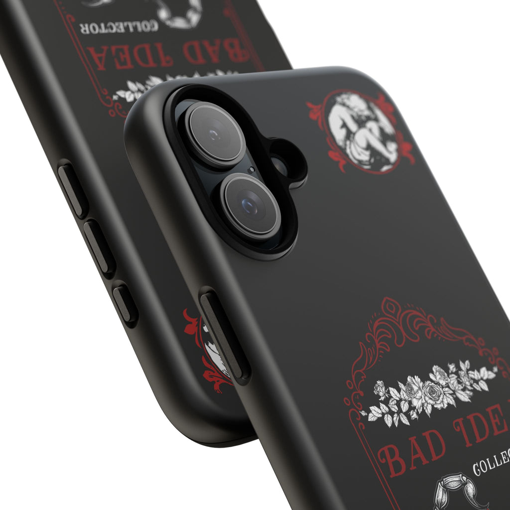 Phone Case — "Bad Idea Collector" Skeleton Heart Protective Case