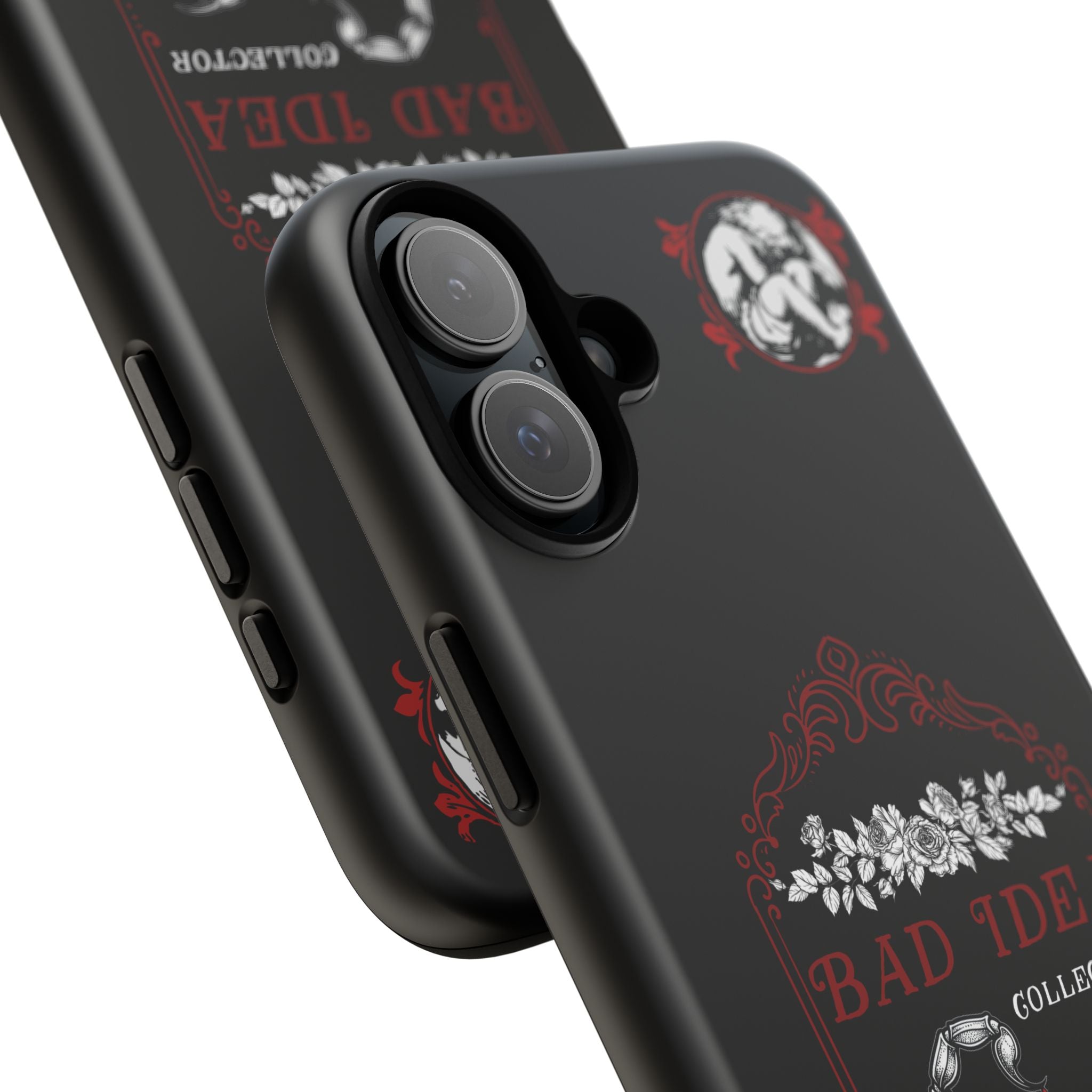 Phone Case — "Bad Idea Collector" Skeleton Heart Protective Case