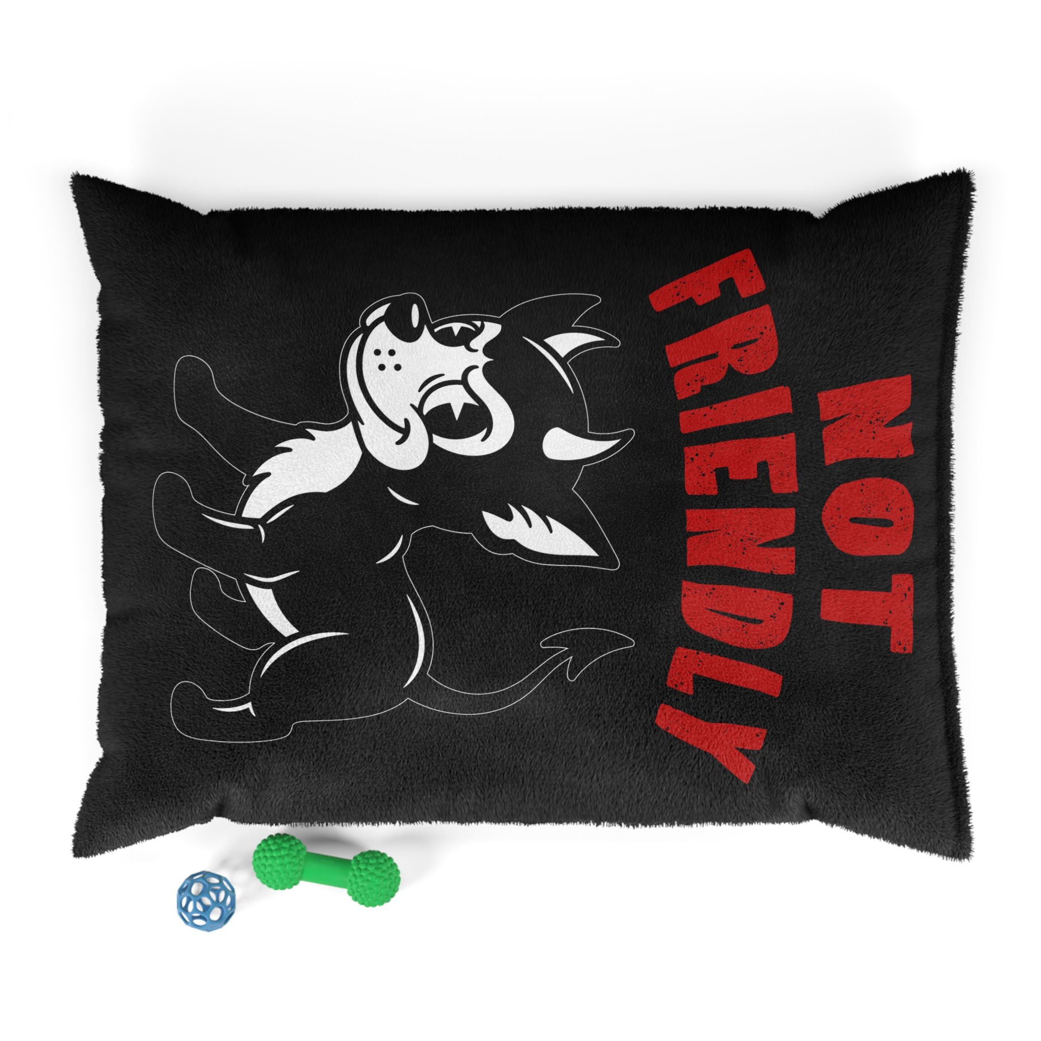 “Not Friendly” Pet Bed