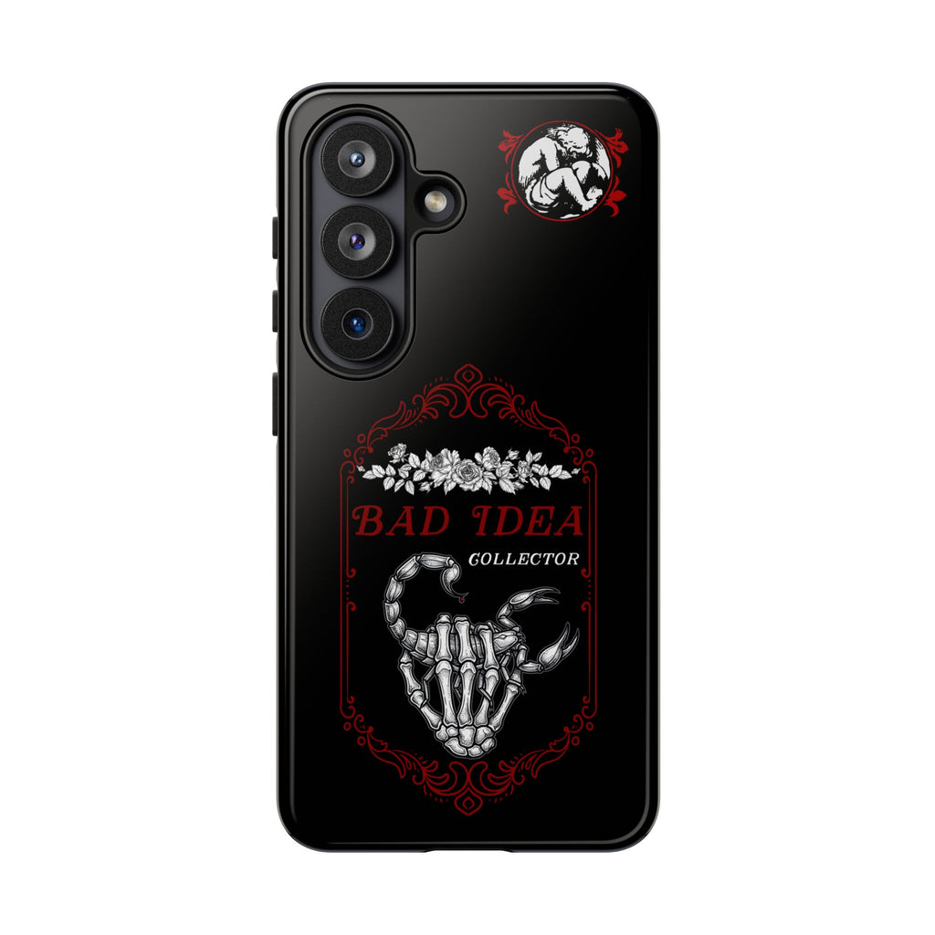 Phone Case — "Bad Idea Collector" Skeleton Heart Protective Case