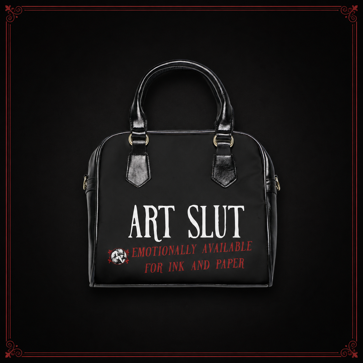 Art Slut Shoulder Handbag