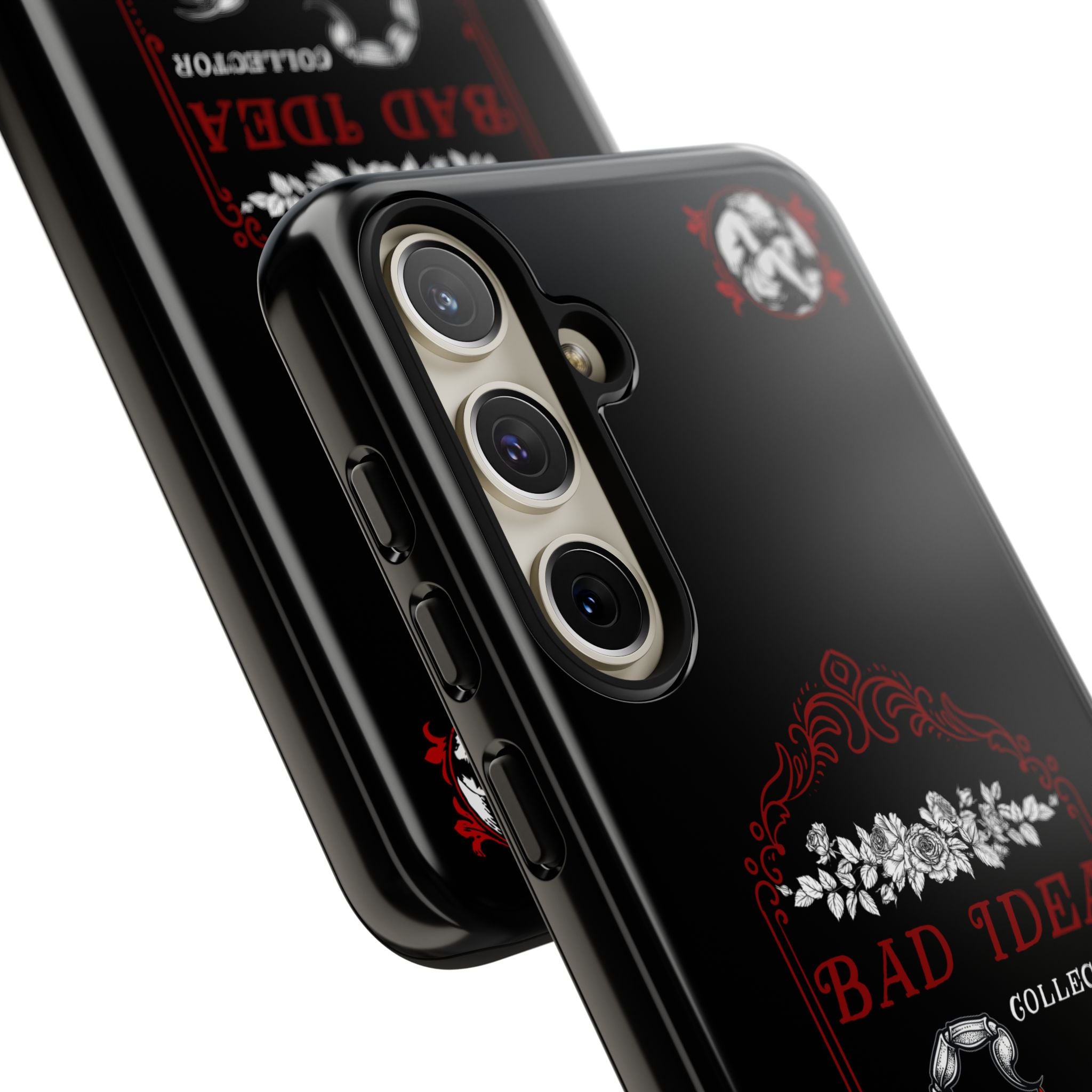 Phone Case — "Bad Idea Collector" Skeleton Heart Protective Case