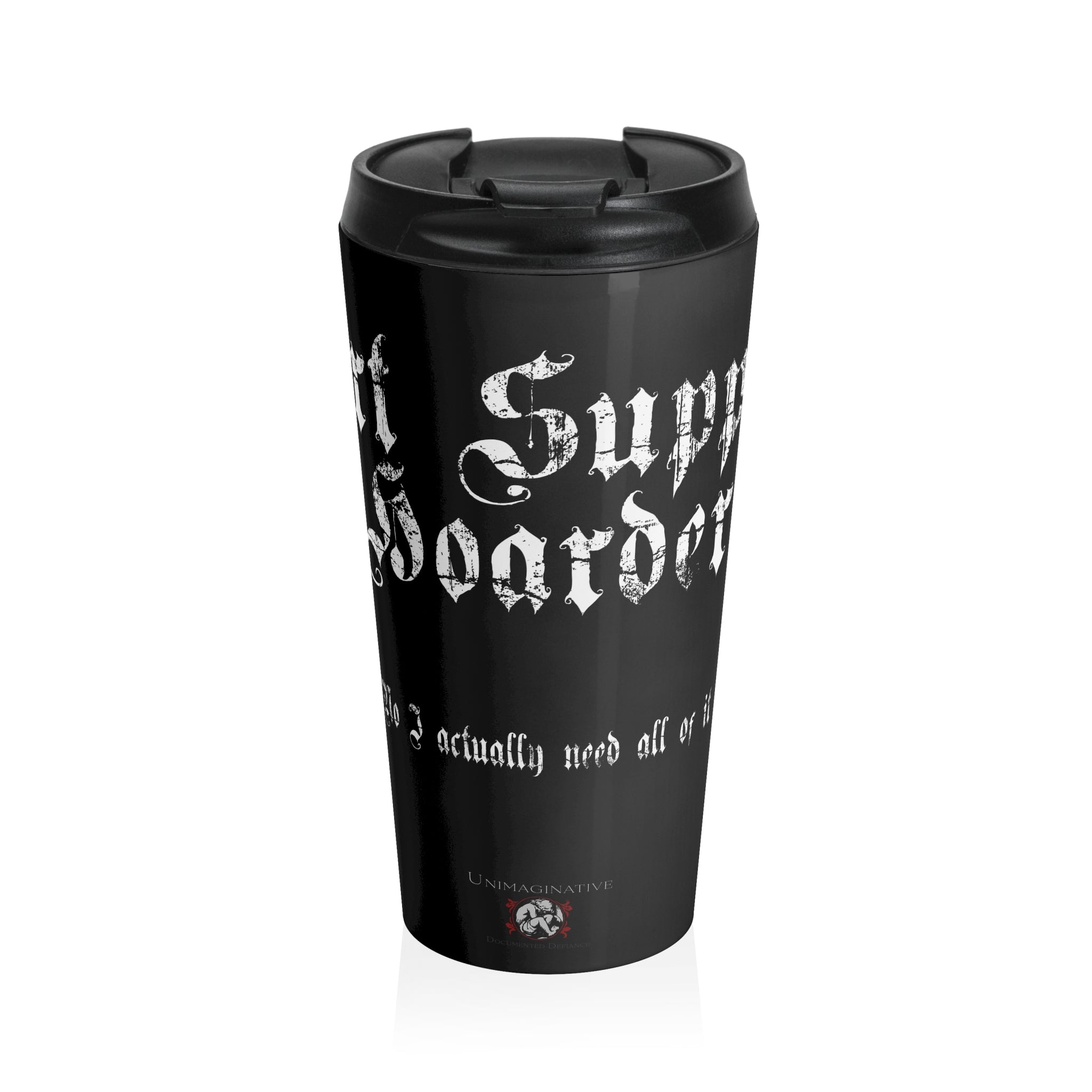 Art Supply Hoarder stainless steel travel mug, featured product image