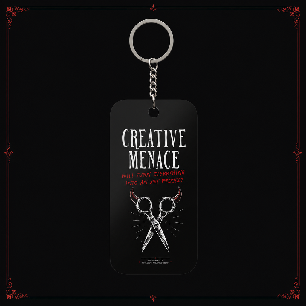 Creative Menace Keychain Charm