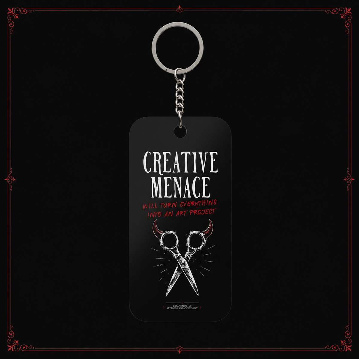 Creative Menace Keychain Charm