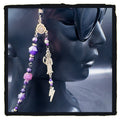 Death Loves Purple Eyewear Chain