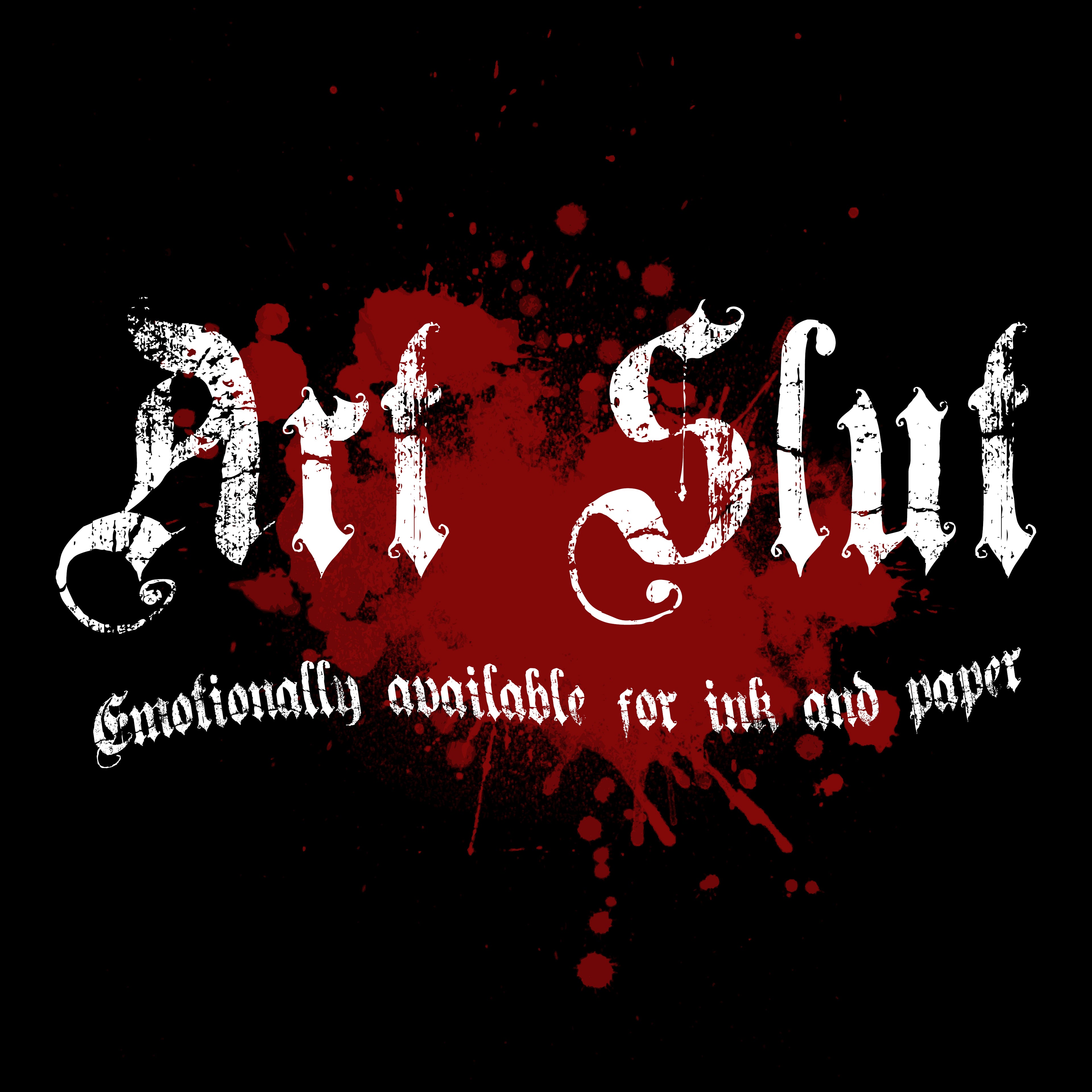 "Art Slut" Pin Button