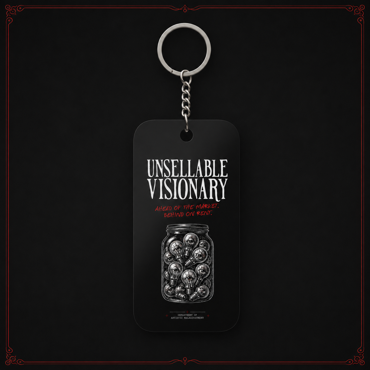 Unsellable Visionary Keychain Charm