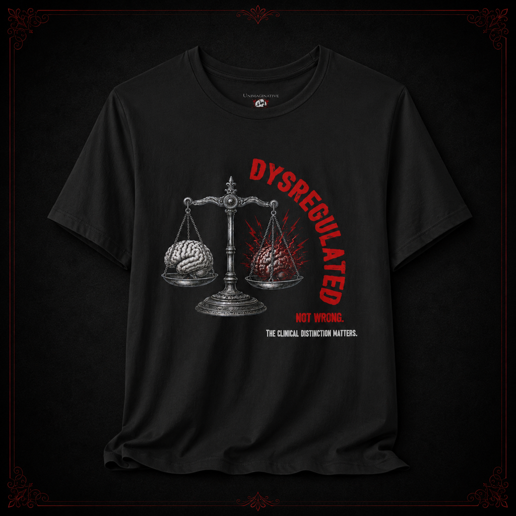Dysregulated. Not Wrong. Unisex T-Shirt
