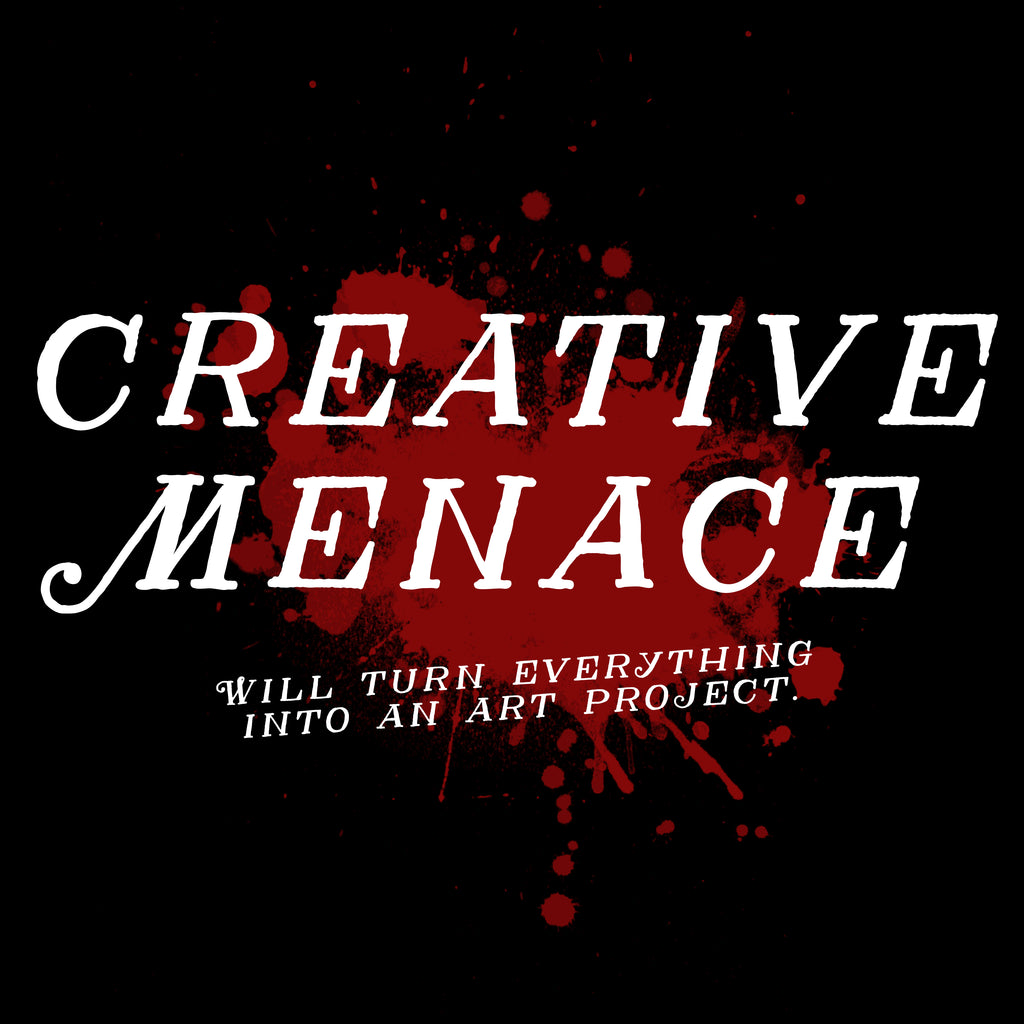 “Creative Menace” Unisex Hooded Long Sleeve Tee
