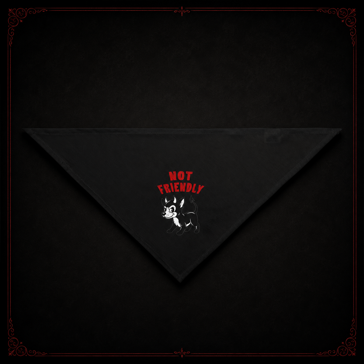 “Not Friendly” Pet Bandana