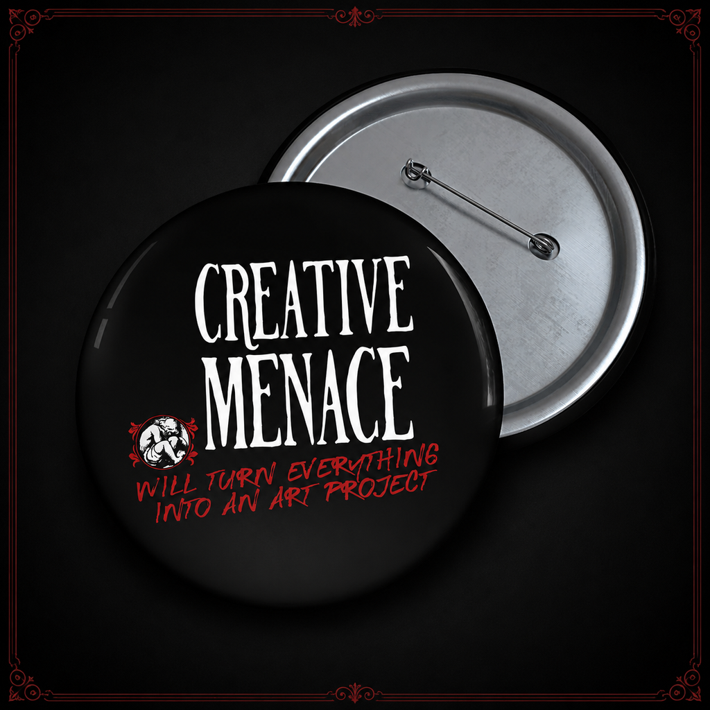 Creative Menace Custom Pin Buttons