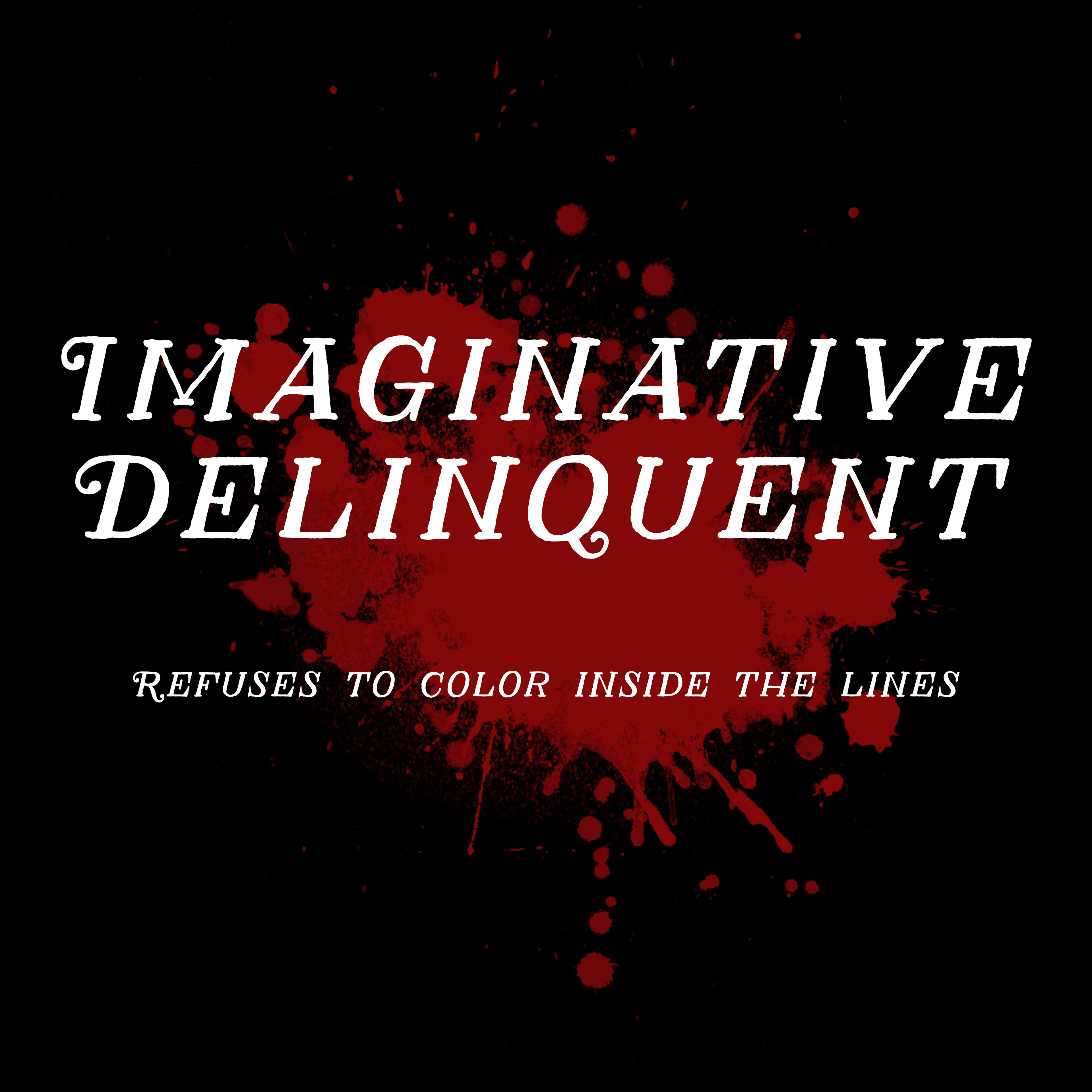 “Imaginative Delinquent” Unisex Hooded Long Sleeve Tee