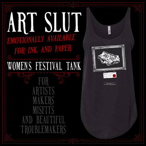 Art Slut Women's Festival Tank