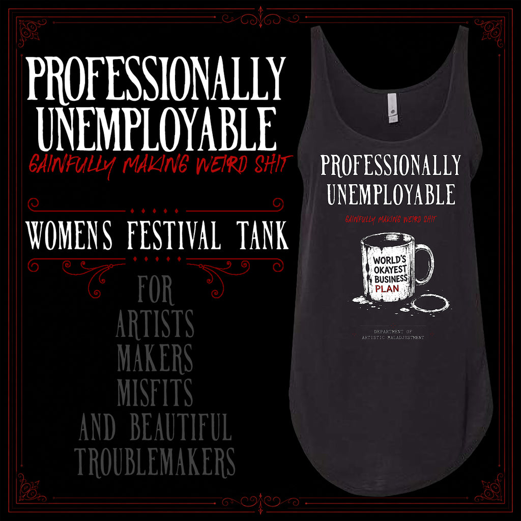 Professionally Unemployable Women's Festival Tank